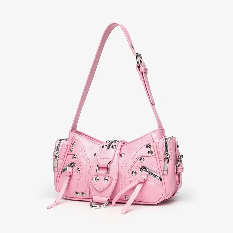 Y2K Rivet Shoulder Bag