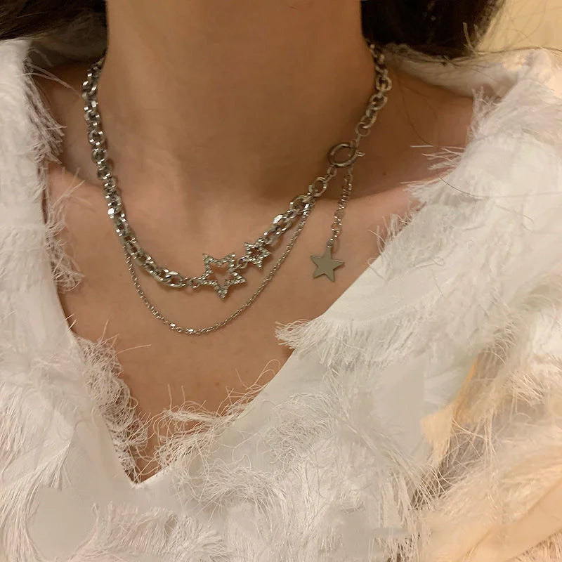 Y2K Star  Pendant Necklace