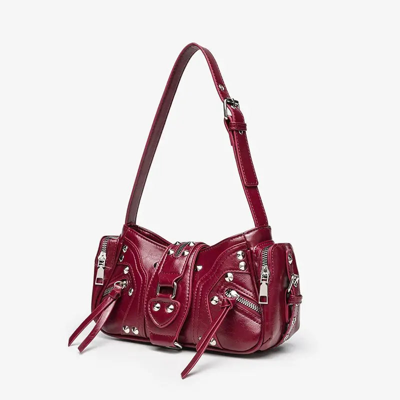 Y2K Rivet Shoulder Bag