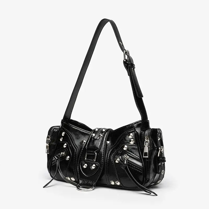 Y2K Rivet Shoulder Bag